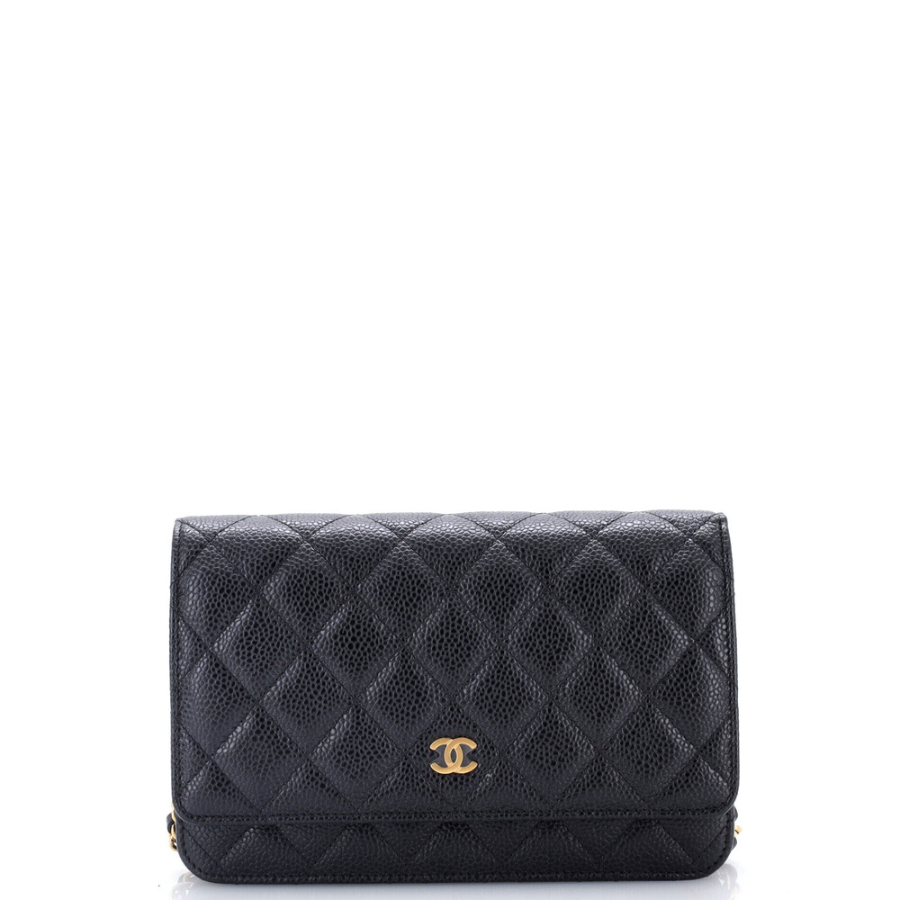 Chanel Wallet on Chain Quilted Caviar